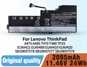 01AV421 01AV489 SB10K97578 Laptop Internal Battery for Lenovo ThinkPad A475 A485 T470 T480 TP25 Series Notebook 01AV419 01AV420